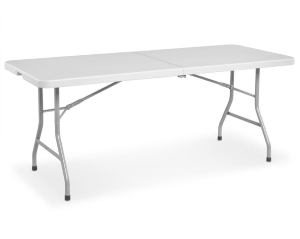 6FT PLASTIC FOLDING TABLES