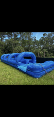 Blue Lagoon Dual Lane Slip N Slide With Pool