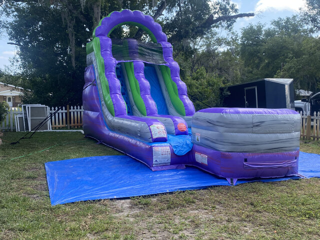 15FT DRAX DROP Inflatable Water Slide