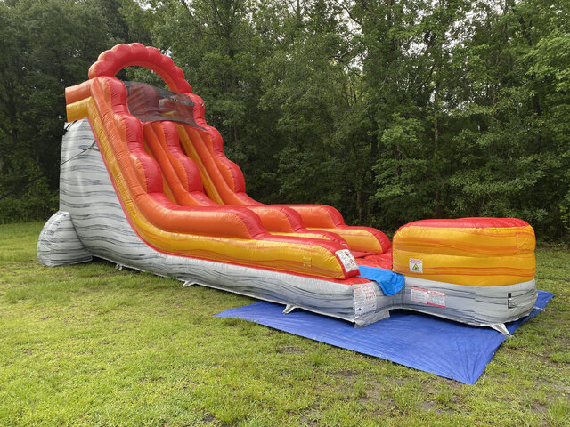 18FT  LAVA DROP Inflatable Water Slide 