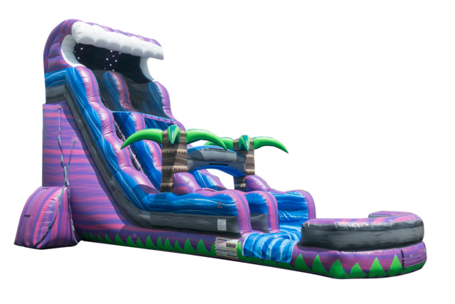 22 ft Purple Crush Water Slide  Party Package 