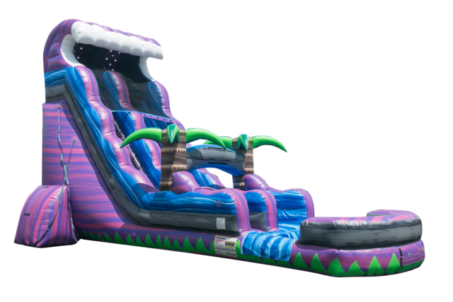 22 ft Purple Crush Water Slide 