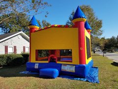 Large Bounce House With Giant Connect 4 and Giant Jenga