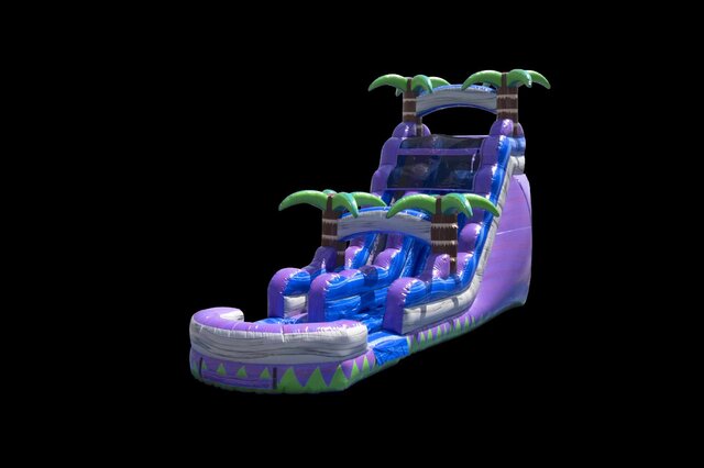 18 Purple Crush Sigle Lane Water Slide