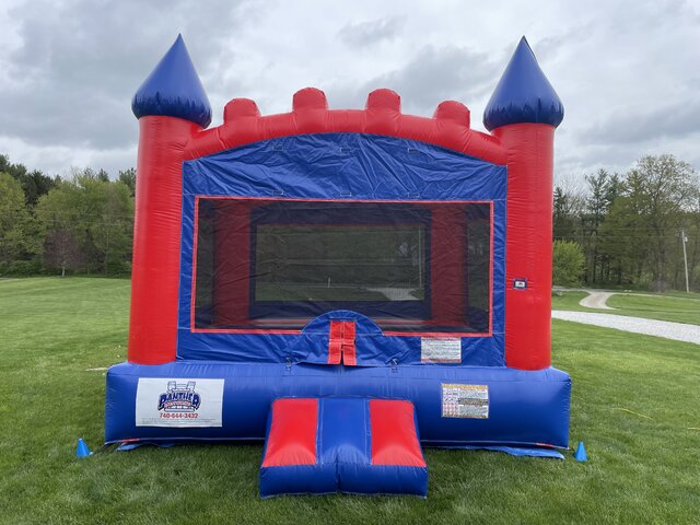 Red Blue Bounce House 