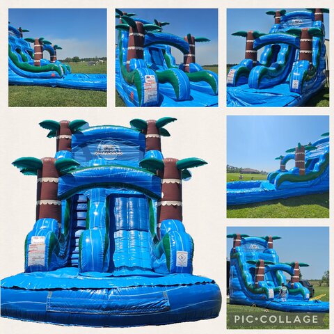 18 ft Blue Hurricane Single Lane
