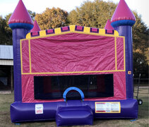 Pink And Purple Bounce House