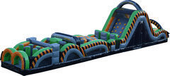 61' Radical Run Inflatable Obstacle Course - B/C