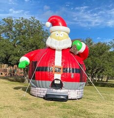 Santa bounce house