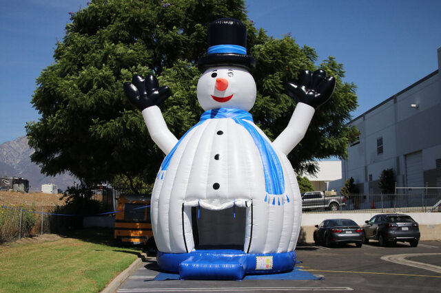 Snowman Bounce House