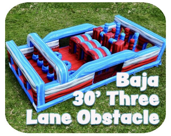 Baja 30 Ft 3 Lane Obstacle Course