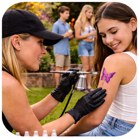 Airbrush Tattoo Artist