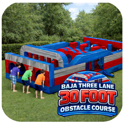 Baja 30 Ft 3 Lane Obstacle Course