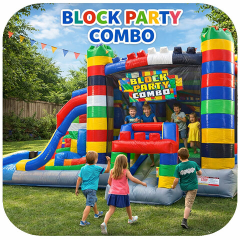 Block Party Combo Bounce House