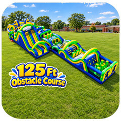 Inflatable 125 Foot U Turn Obstacle Course - Coming Soon