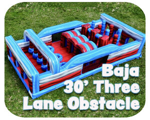 Baja 30 Ft 3 Lane Obstacle Course