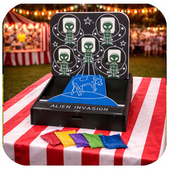 Alien Bean Bag Toss Carnival Game