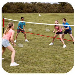 Badminton Net & Rackets