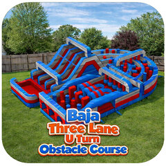 Baja 3 Lane U Turn Obstacle Course