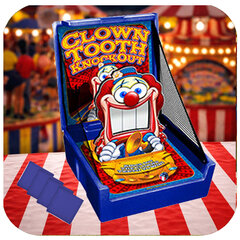 Clown Tooth Knockout Carnival Game
