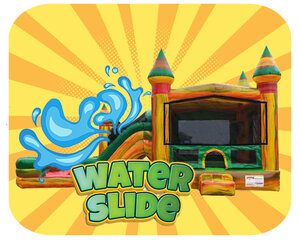 Fiesta Combo Bounce House with Water Slide