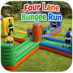 Four Lane Bungee Run