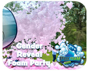 Gender Reveal Foam Party
