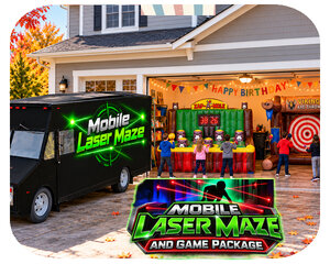 Mobile Laser Maze and Game Package