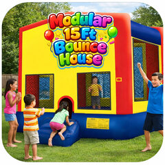 Modular 15 by 15 Bounce House