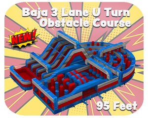 Baja 3 Lane U Turn Obstacle Course