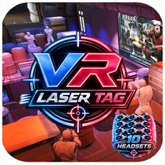 Virtual Reality Laser Tag 10 Headsets