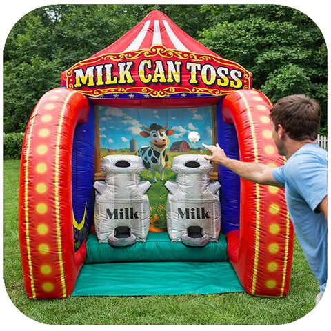Milk Can Toss Inflatable Game