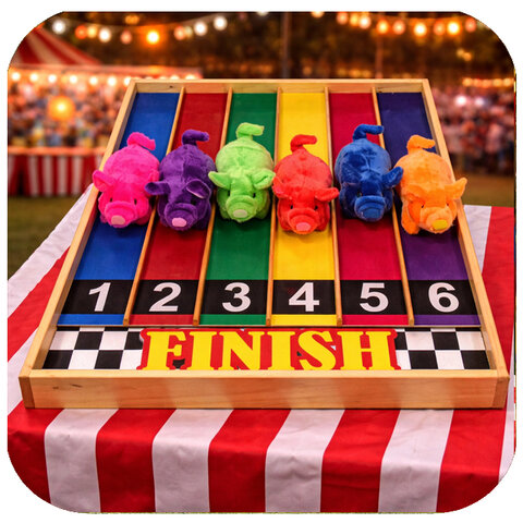Pig Race Carnival Game