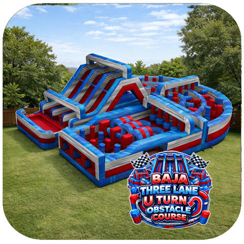 Baja 3 Lane U Turn Obstacle Course
