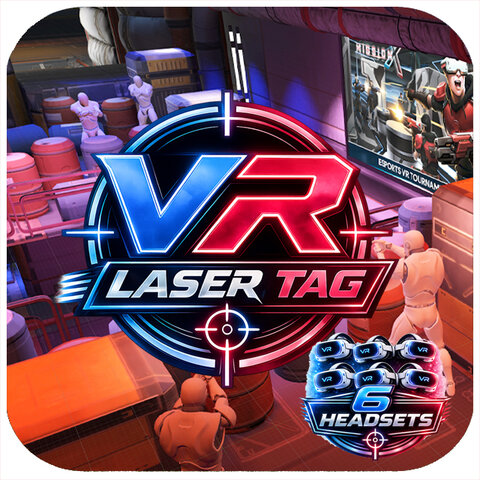 VR Laser Tag 6 Headsets