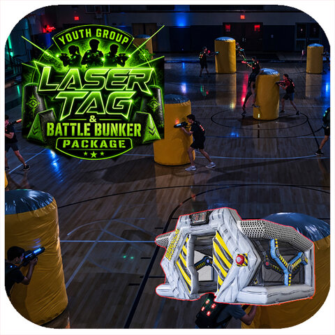 Youth Group Mobile Indoor Laser Tag and Game Package
