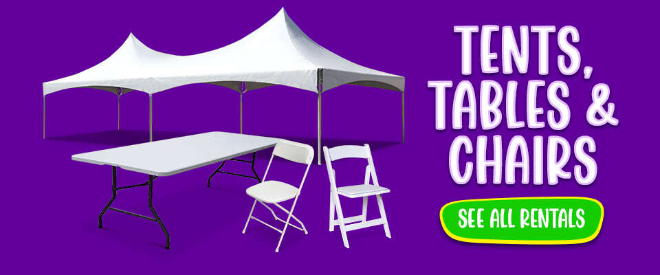 tent table and chair rental