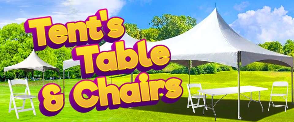 tent table and chair rental
