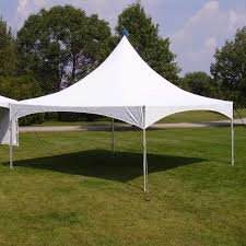 20x20 White High Peak Frame Tent