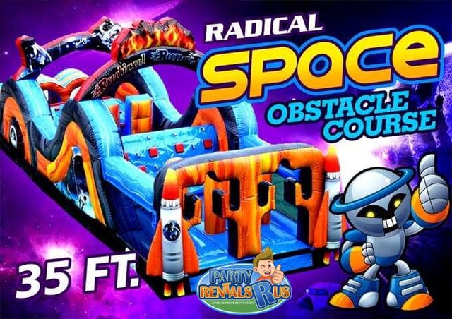 35ft Radical Run Space Obstacle Course
