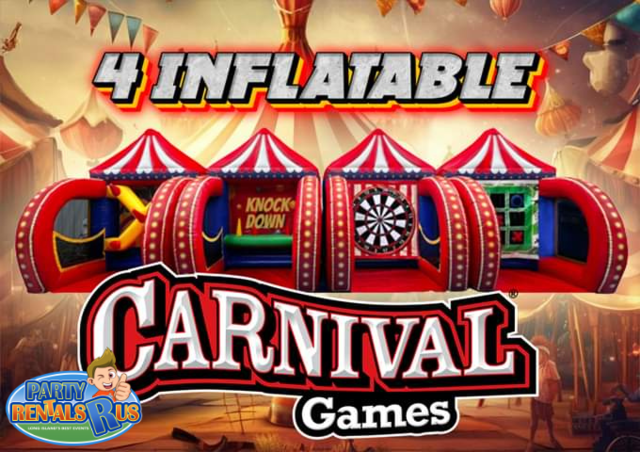 3 Inflatable Carnival Games Package