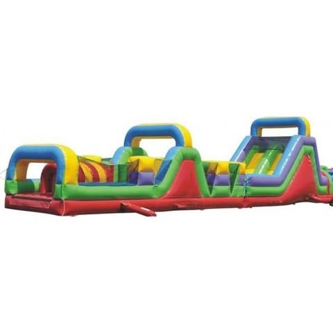 60 Ft Obstacle Course w/ tall slide from Biloxi Bounce House