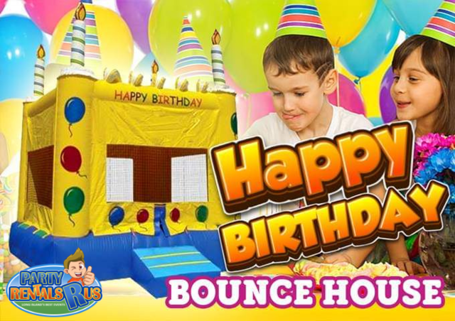 Happy birthday Cake Bounce House