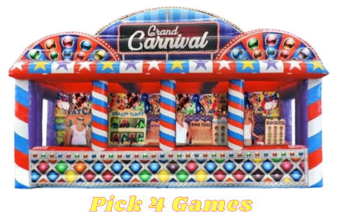 Grand Carnival Booth with 4 Games