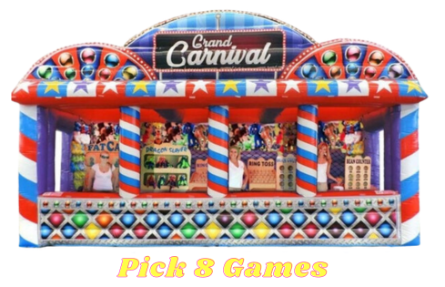 Grand Carnival Booth with 8 Games