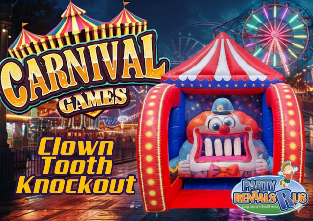 Carnival Game Inflatable Clown Tooth Knockout