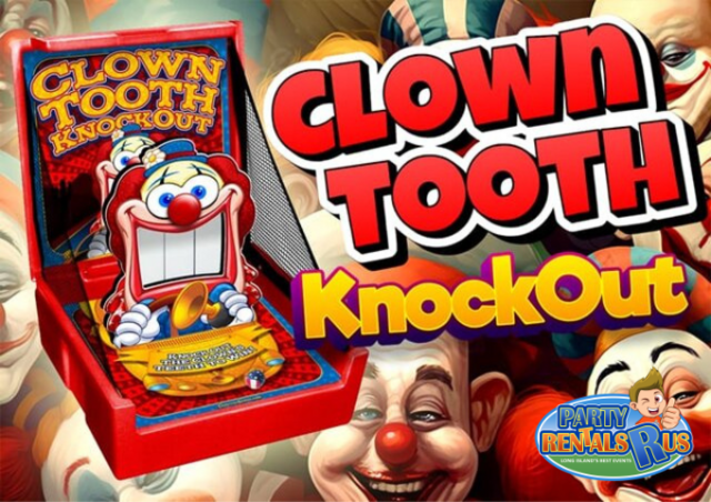 Clown Tooth Knockout Carnival Game