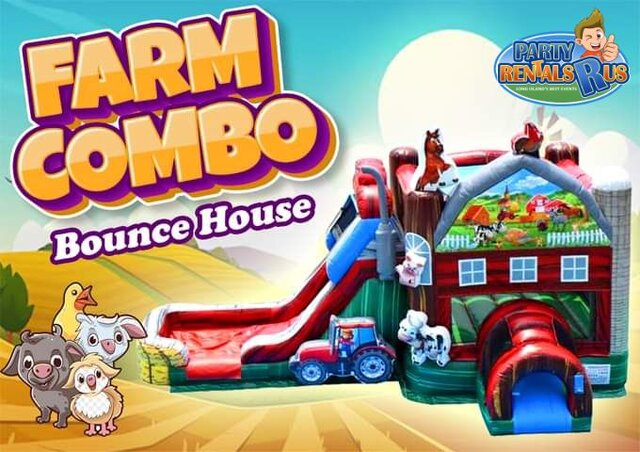Farm Combo Bounce House
