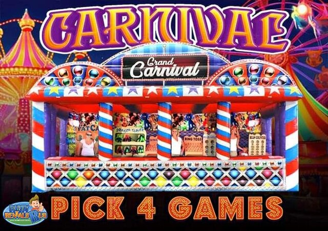 Grand Carnival Booth with 4 Games