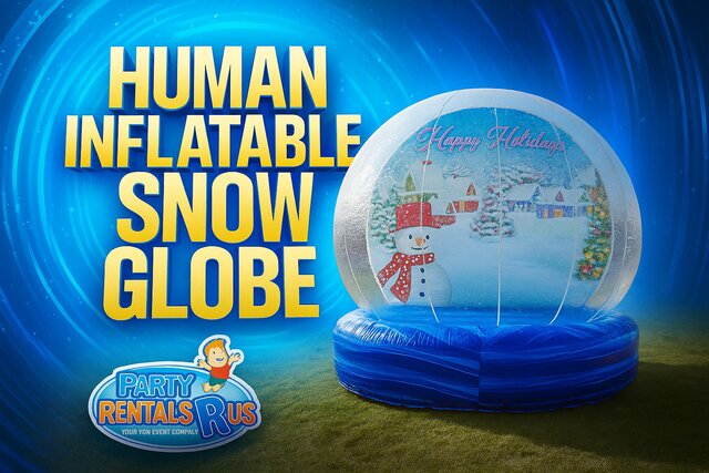Human Inflatable Snow Globe